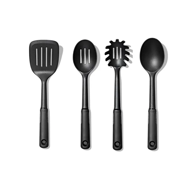 oxo-good-grips-set-de-4-ustensiles-de-cuisine-en-nylon-cuill-re-cuill-re-ajour-e image 1