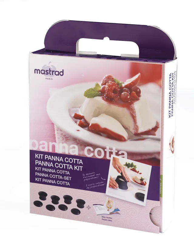 mastrad-f39260-kit-panna-cotta-4-moules-silicone-100-avec-base-amovible-et-couve image 1