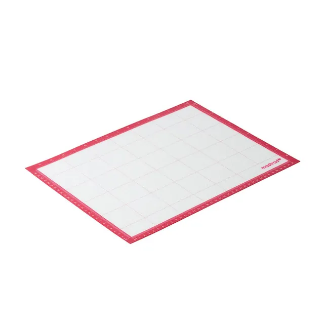 mastrad-tapis-de-cuisson-silicone-30x40-cm-anti-adh-sif-rouge-transparent-passe- image 1