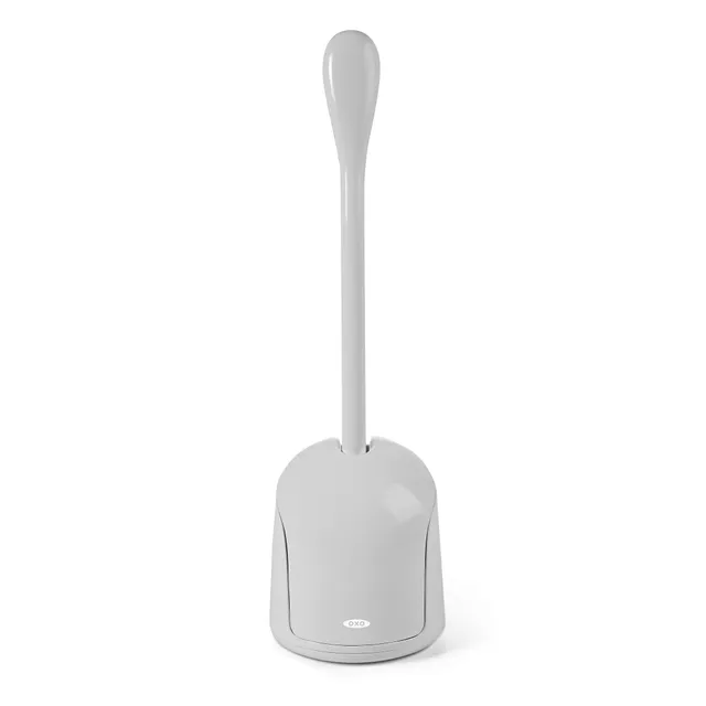 oxo-good-grips-brosse-wc-compacte-avec-support-auto-ouvrant-et-bac-d-gouttage-ve image 1