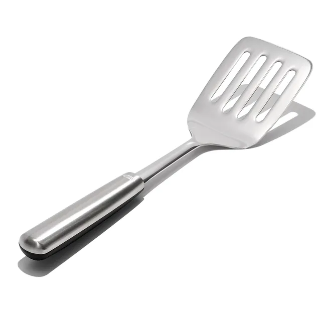 oxo-steel-spatule-de-cuisine-en-inox-t-te-r-sistante-la-chaleur-compatible-antia image 1