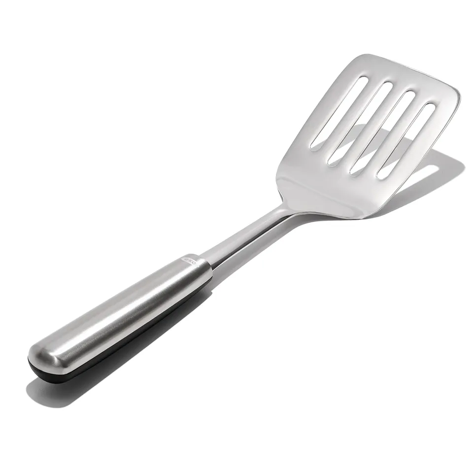 oxo-steel-spatule-de-cuisine-en-inox-t-te-r-sistante-la-chaleur-compatible-antia image 1