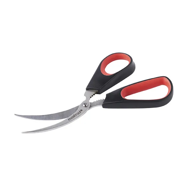 mastrad-ciseaux-crustac-s-courb-s-et-dentel-es-d-corticage-crevettes-gambas-et-c image 1