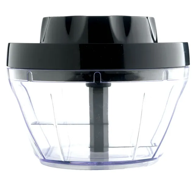 mastrad-mini-hachoir-manuel-100-g-noir-hachoir-cordon-30-secondes-2-lames-double image 1