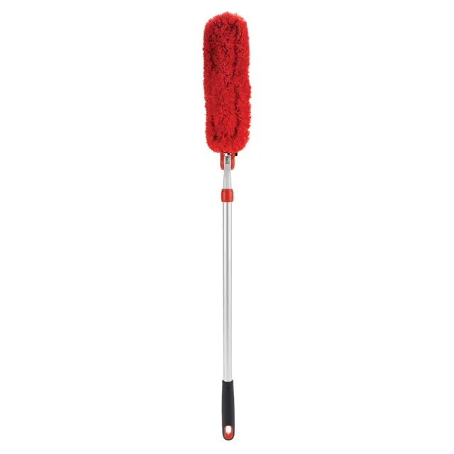 oxo-1334580-balai-microfibre-anti-poussi-re-t-lescopique-avec-t-te-rotative-verr image 1