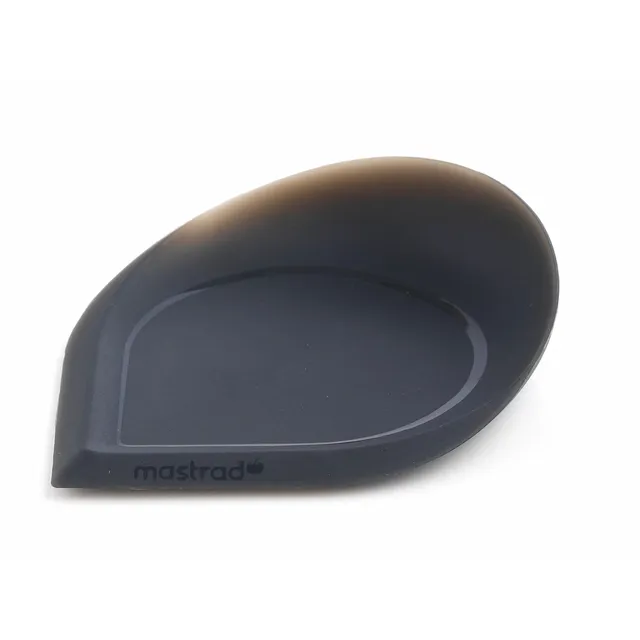 mastrad-f11601-corne-p-tisserie-silicone-flexible-2-en-1-noir-avec-repose-cuill- image 1