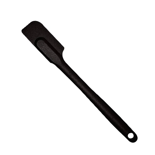mastrad-demi-spatule-maryse-unibloc-en-silicone-noire-ustensile-de-p-tisserie-an image 1