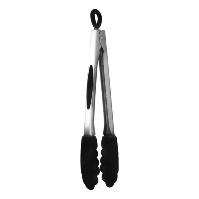 mastrad-pince-de-cuisine-multi-usages-30-cm-manche-acier-inoxydable-embouts-sili image 1