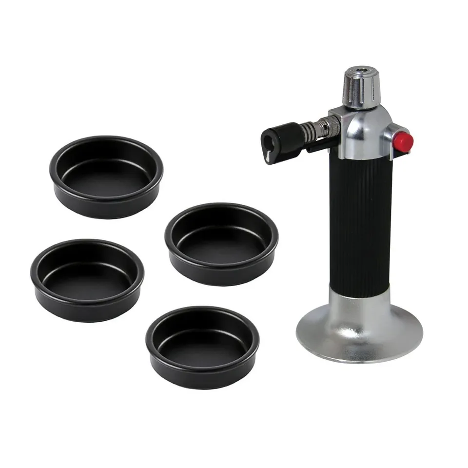 mastrad-coffret-cr-me-br-l-e-1-chalumeau-de-cuisine-flamme-r-glable-et-4-ramequi image 1