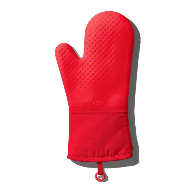 oxo-good-grips-mitaines-de-four-en-silicone-rouge-33-cm-r-sistantes-la-chaleur-e image 1