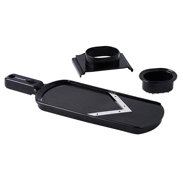 mastrad-f22000-mandoline-main-lame-v-ajustable-de-1-3-mm-noir image 1
