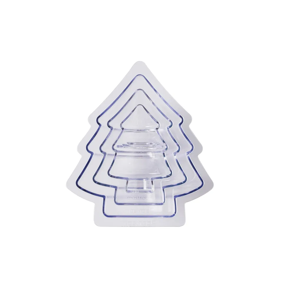 mastrad-f48292-set-de-3-moules-design-sapin-plastique-transparent-3-tailles-pour image 1