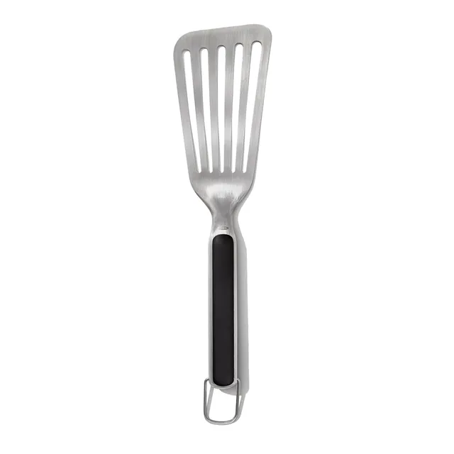 oxo-good-grips-outdoor-spatule-de-pr-cision-barbecue-en-inox-t-te-fine-biseaut-e image 1