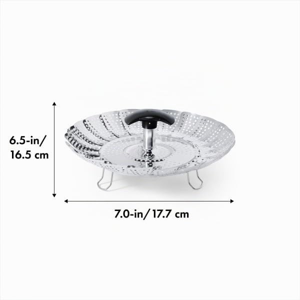 oxo-good-grips-panier-vapeur-inox-avec-poign-e-r-tractable-compatible-casseroles image 7