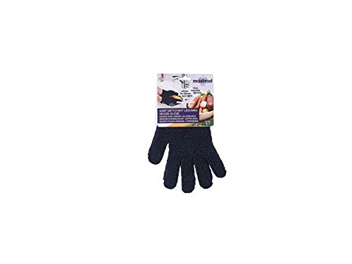 mastrad-gants-de-nettoyage-pour-l-gumes-noirs-lot-de-2-surface-abrasive-polyamid image 6