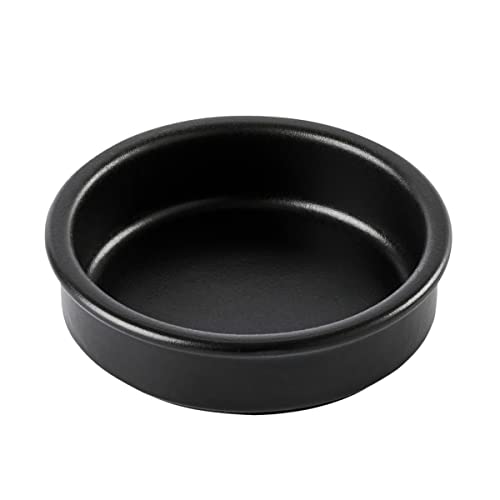 mastrad-ramequins-cr-me-br-l-e-lot-de-4-11-5-cm-c-ramique-argile-noir-mat-r-sist image 7