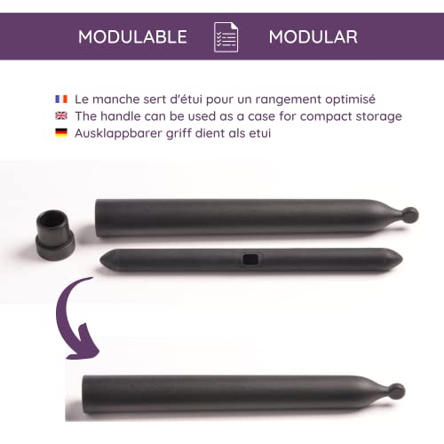 mastrad-f12500-rateau-cr-pes-silicone-manche-articul-pivotant-n-endommage-pas-la image 7