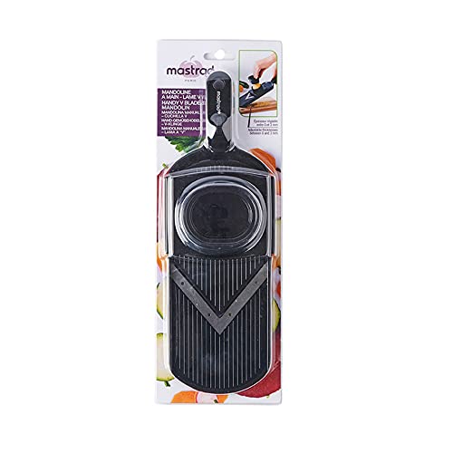 mastrad-f22000-mandoline-main-lame-v-ajustable-de-1-3-mm-noir image 8