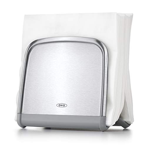 oxo-good-grips-stainless-steel-paper-towel-holder-porte-serviettes-en-papier-ant image 6