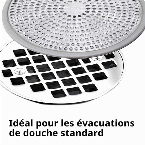 oxo-good-grips-protecteur-de-drain-de-douche-en-acier-inoxydable-avec-pourtour-s image 8