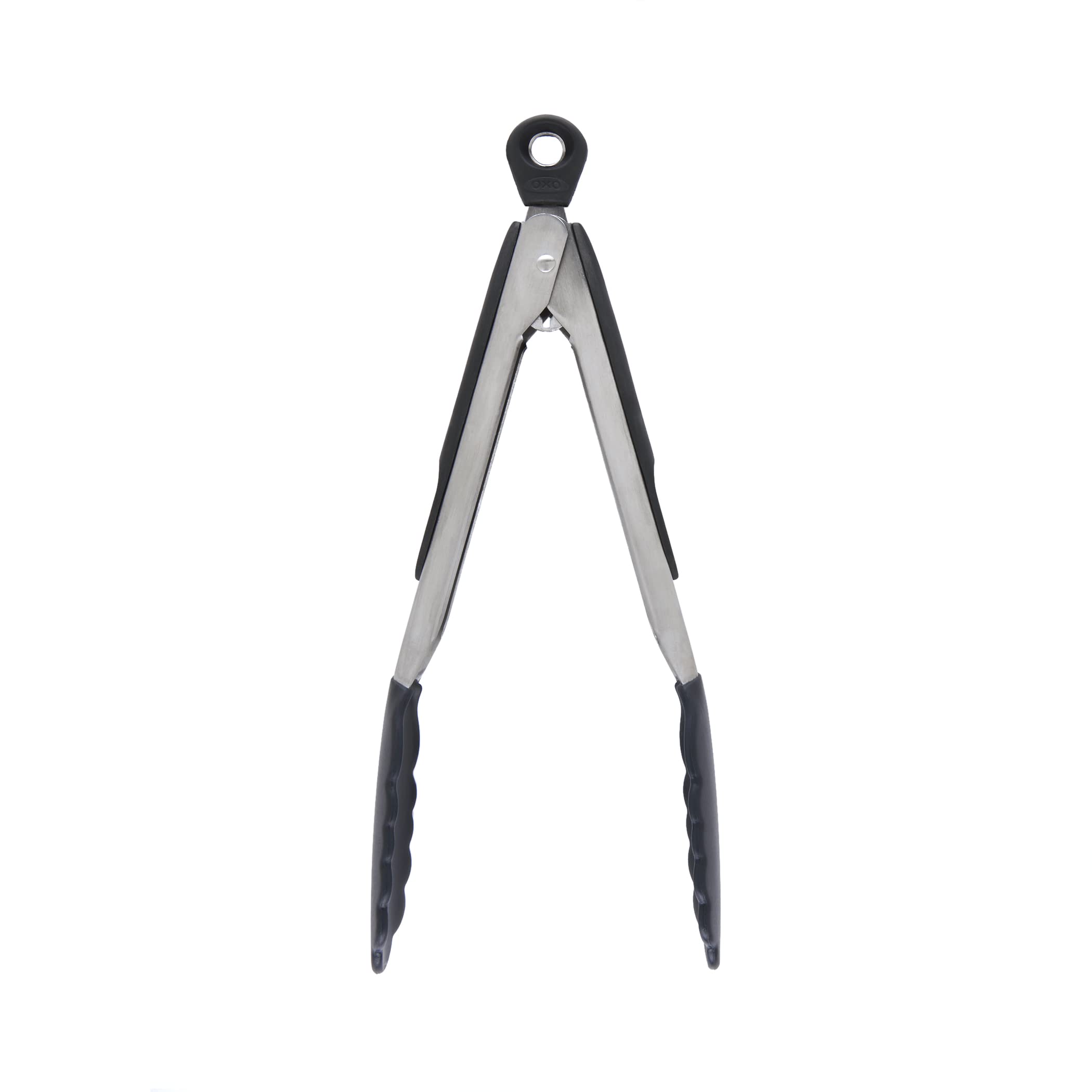 oxo-good-grips-pinces-de-service-23-cm-avec-embouts-en-silicone-bords-festonn-s- image 3