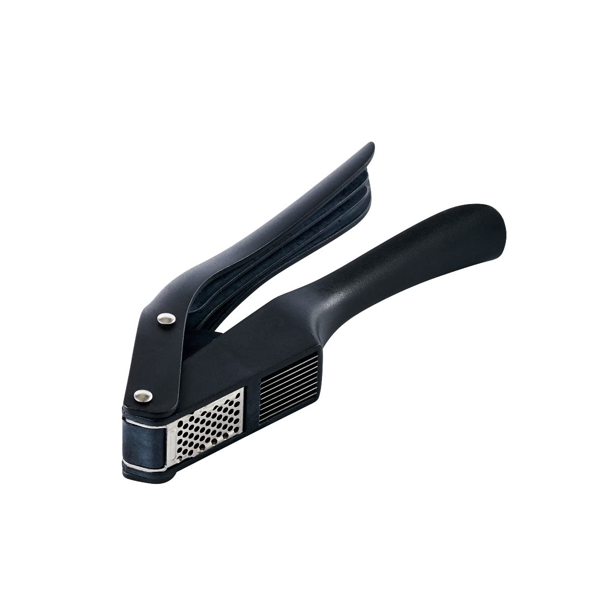 mastrad-presse-et-tranche-ail-2-en-1-inox-18-8-19-x-12-5-cm-noir-hachoir-multifo image 1