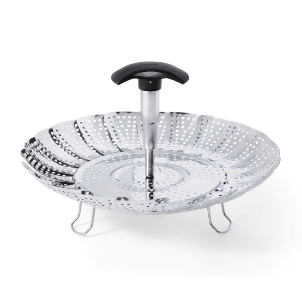 oxo-good-grips-panier-vapeur-inox-avec-poign-e-r-tractable-compatible-casseroles image 1