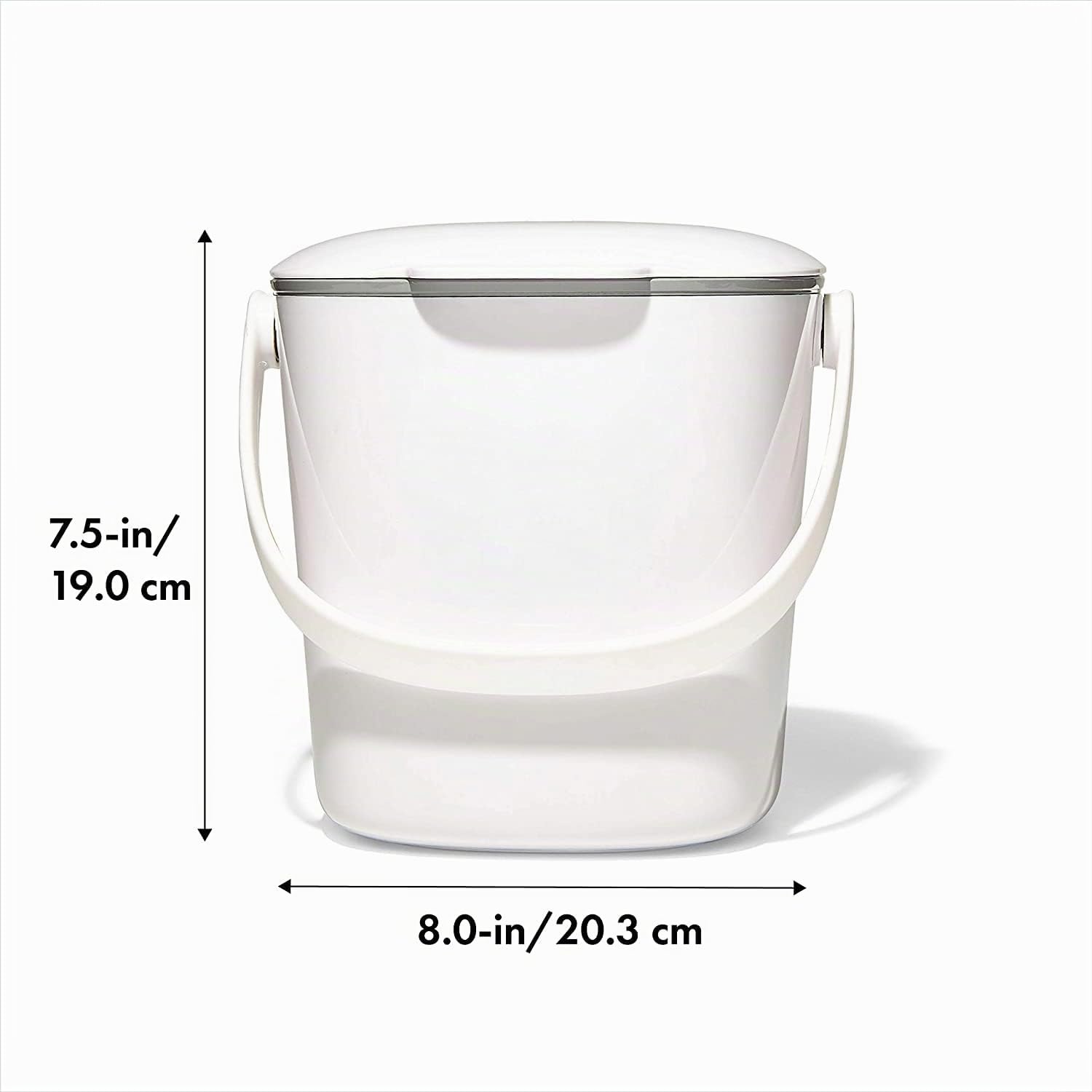 oxo-good-grips-bac-compost-2-8-l-couvercle-rabattable-anti-odeurs-poign-e-rotati image 2