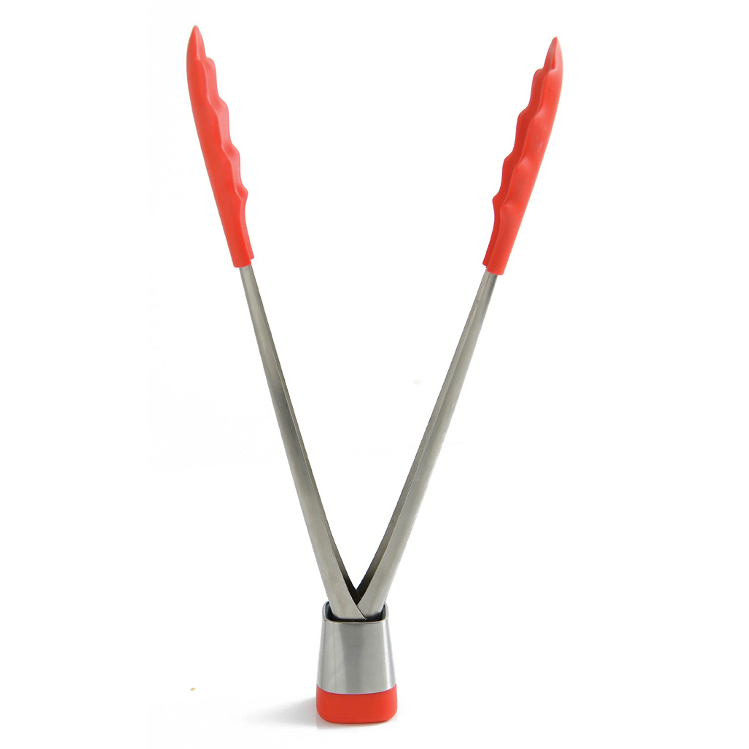 mastrad-pince-de-cuisine-multi-usages-28-cm-manche-acier-inoxydable-embouts-sili image 3