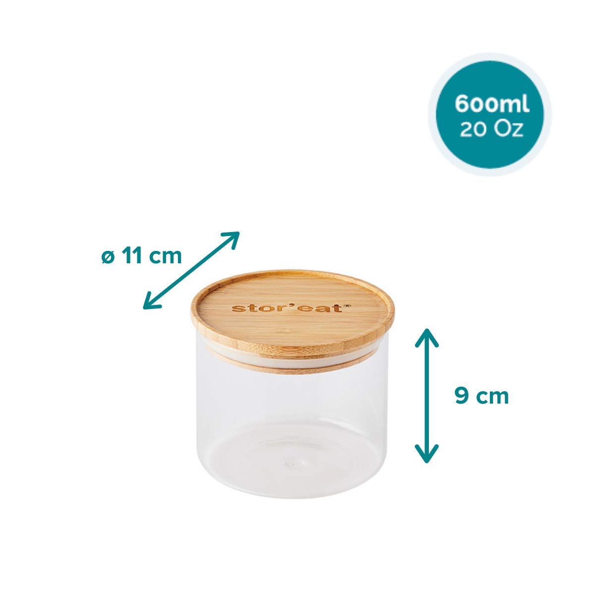 mastrad-stor-eat-bocal-de-stockage-connect-600-ml-en-verre-borosilicate-couvercl image 3