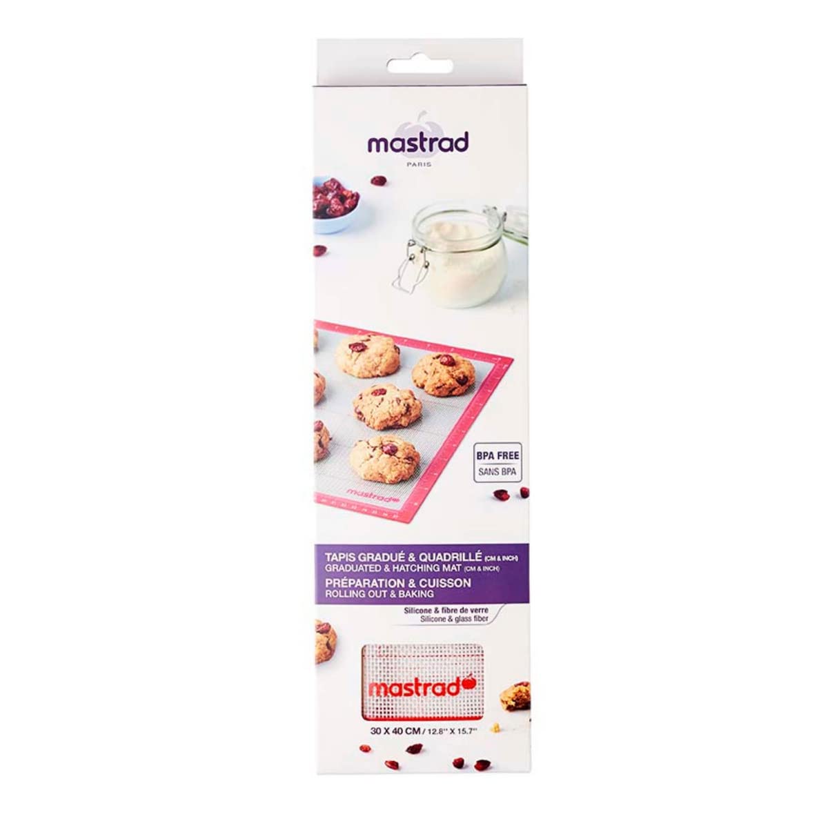 mastrad-tapis-de-cuisson-silicone-30x40-cm-anti-adh-sif-rouge-transparent-passe- image 6