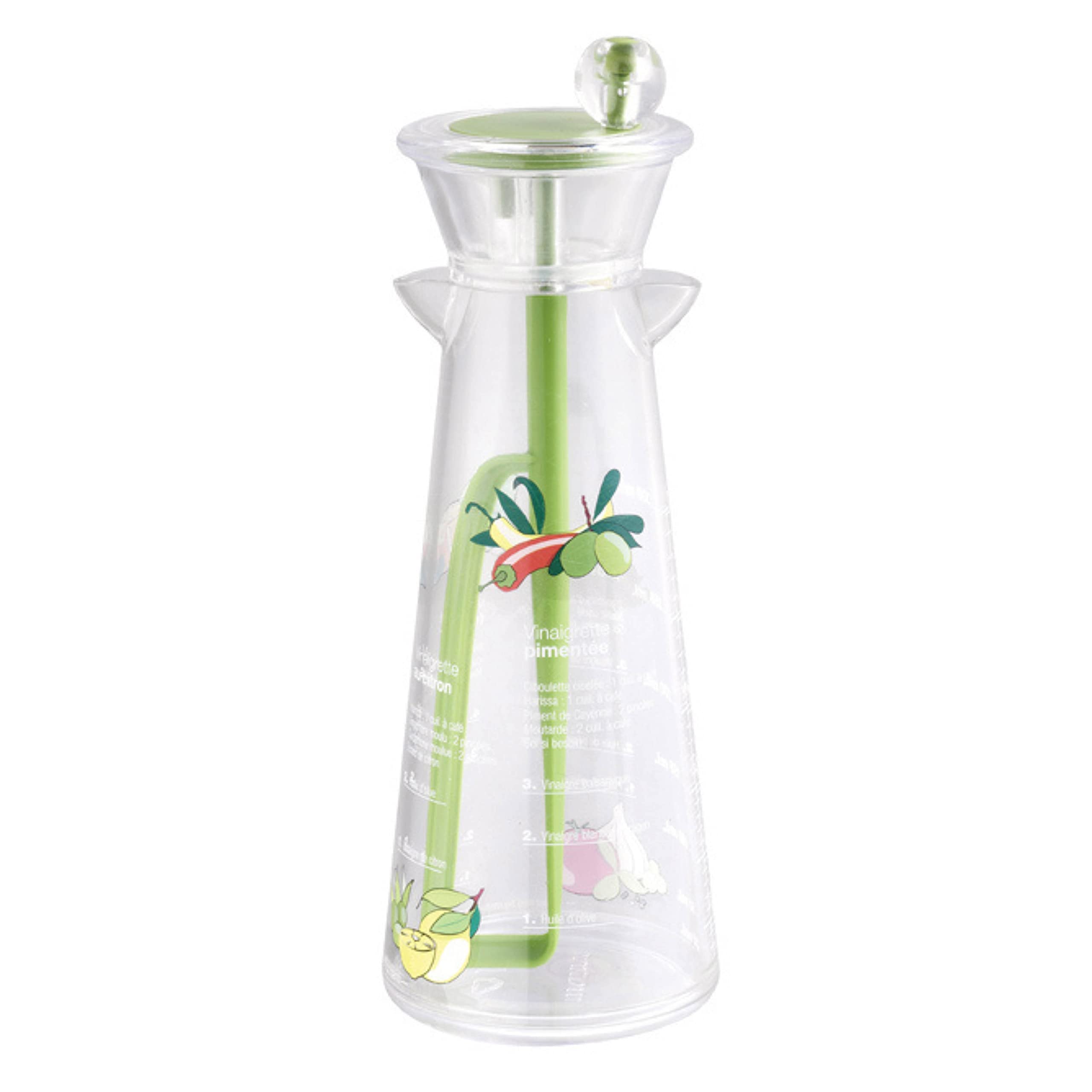 mastrad-m-langeur-vinaigrette-gradu-300-ml-manivelle-becs-verseurs-anti-coulure- image 1
