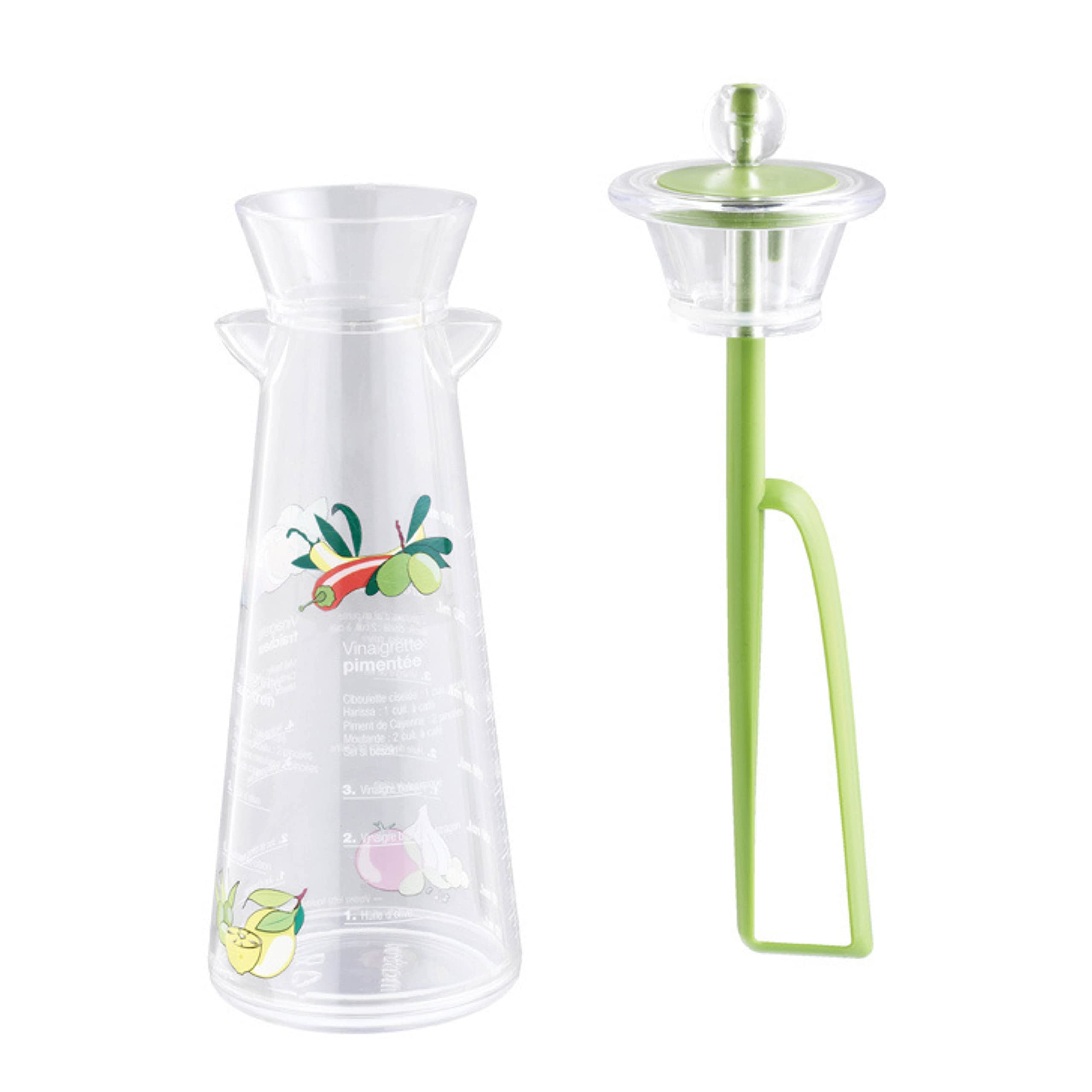 mastrad-m-langeur-vinaigrette-gradu-300-ml-manivelle-becs-verseurs-anti-coulure- image 4