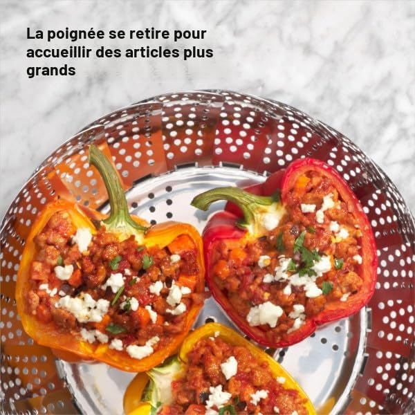 oxo-good-grips-panier-vapeur-inox-avec-poign-e-r-tractable-compatible-casseroles image 6