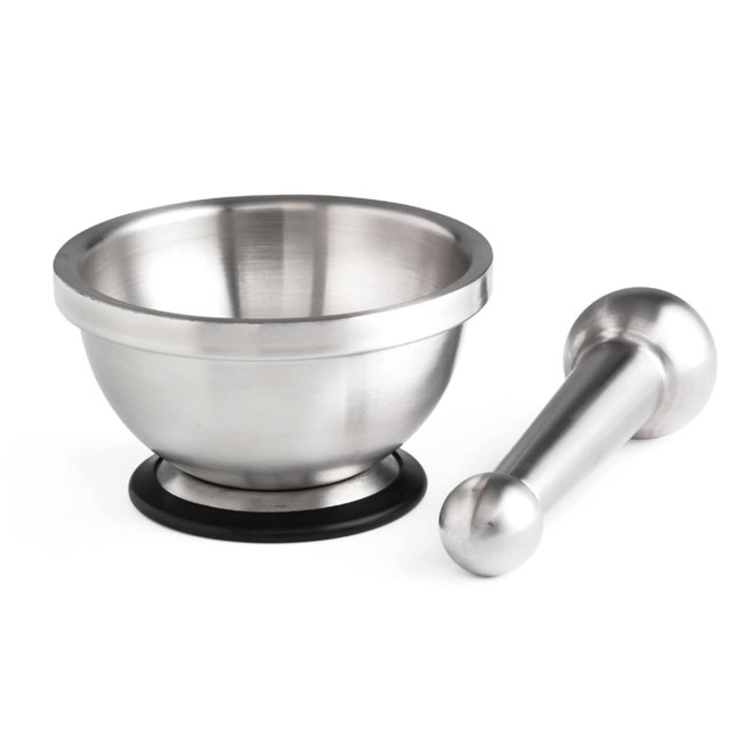 mastrad-mortier-et-pilon-de-cuisine-inox-mortier-acier-inoxydable-incassable-non image 1