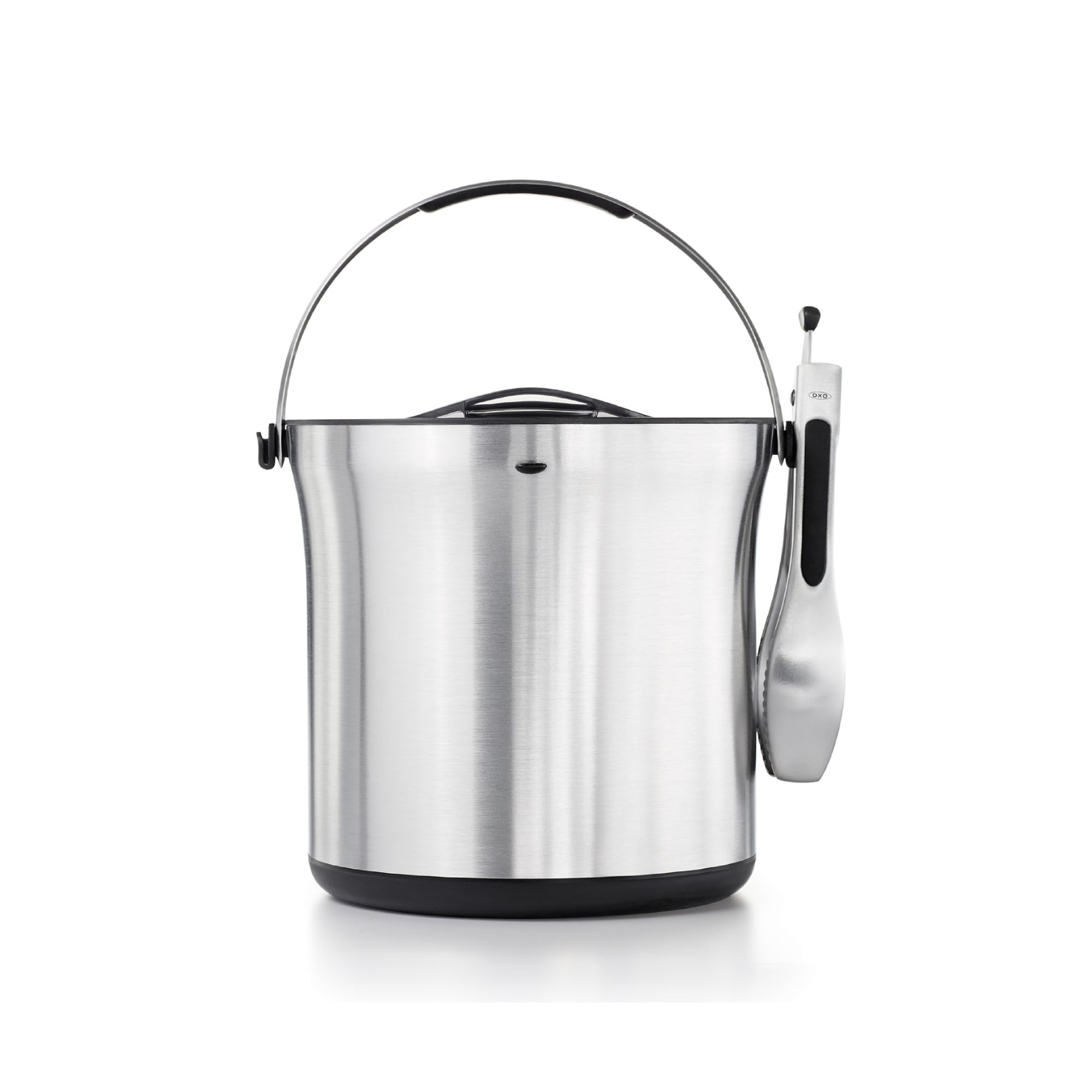 oxo-steel-seau-gla-ons-avec-pince-double-paroi-rigoles-d-gouttage-3-8-l image 1
