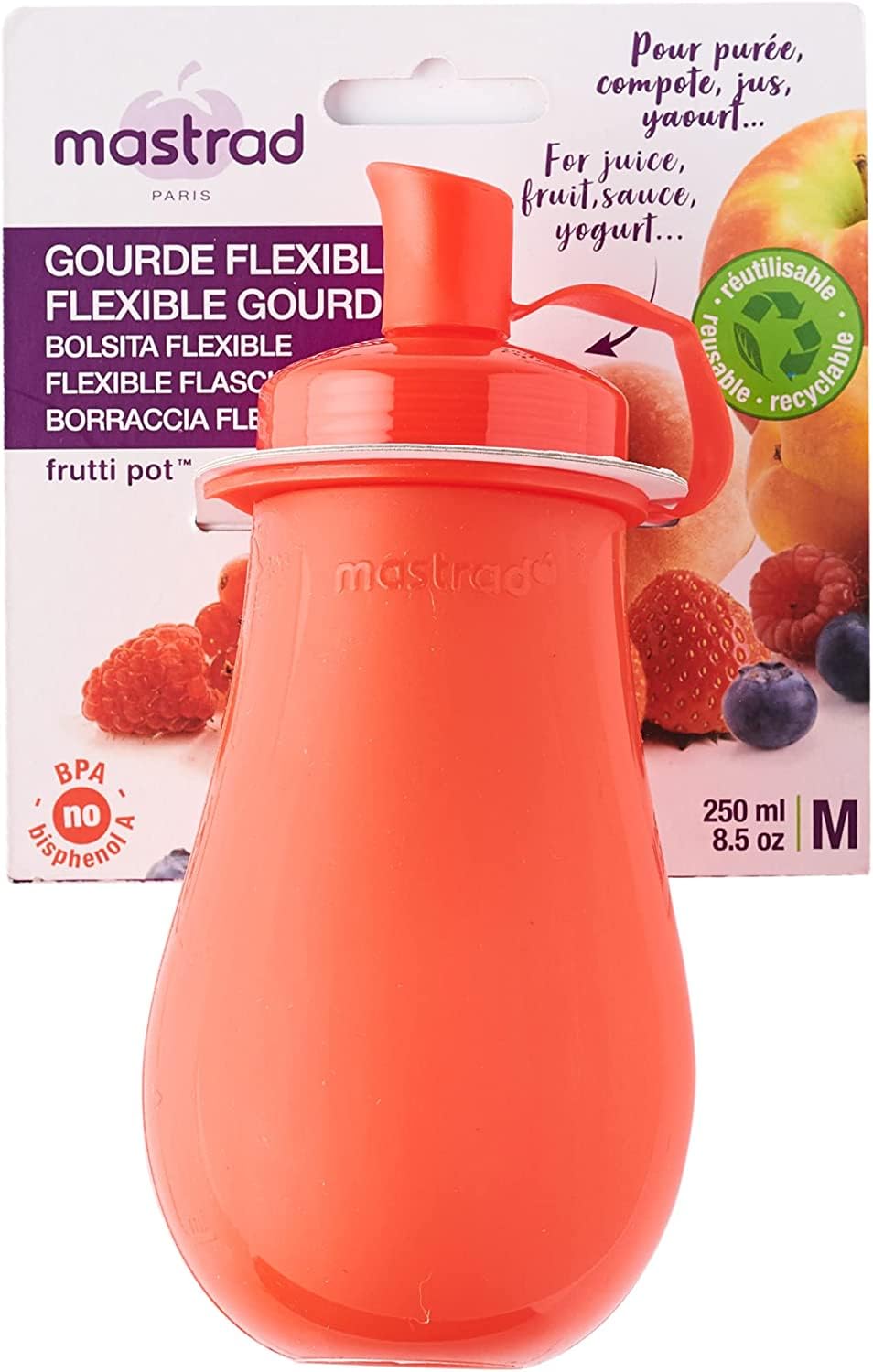 mastrad-frutti-pot-p-tite-gourde-130-ml-rouge-rechargeable-et-r-utilisable-herm- image 5