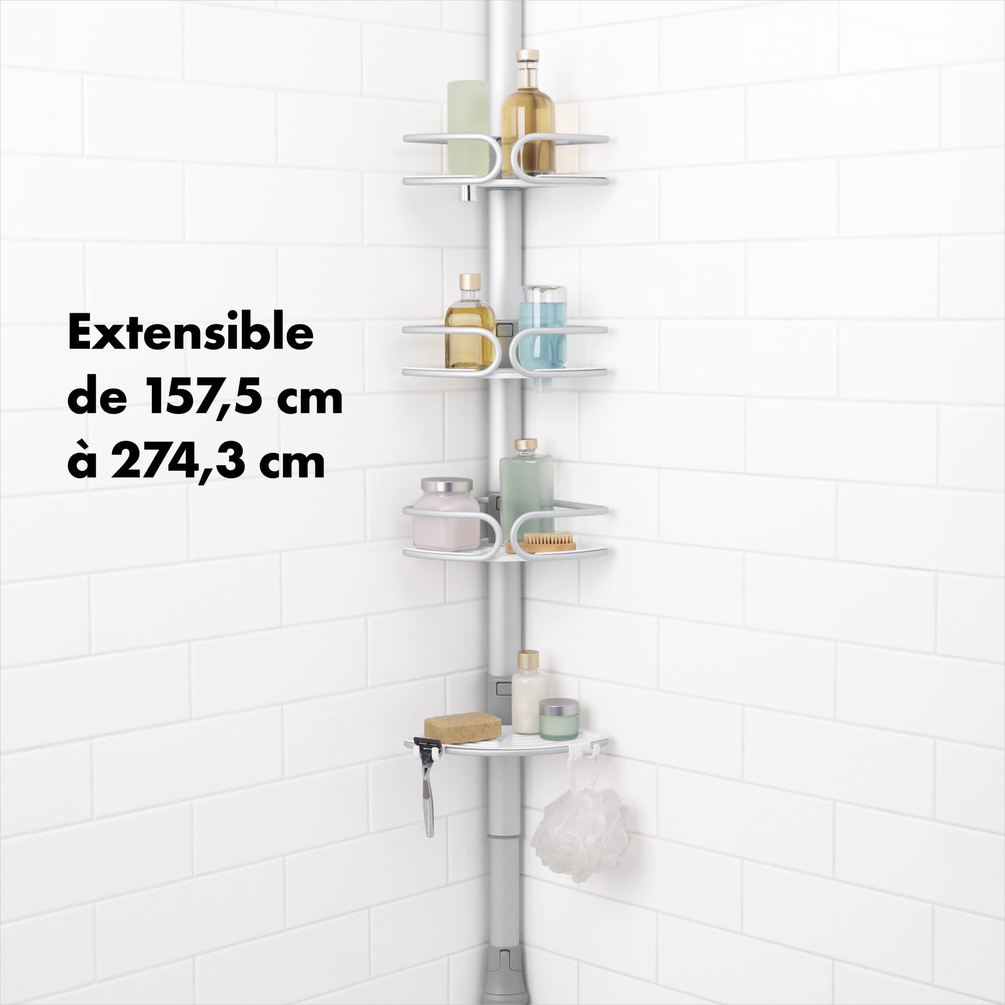 oxo-good-grips-tag-re-de-douche-extensible-en-aluminium-anodis-4-tag-res-1-60-2- image 5