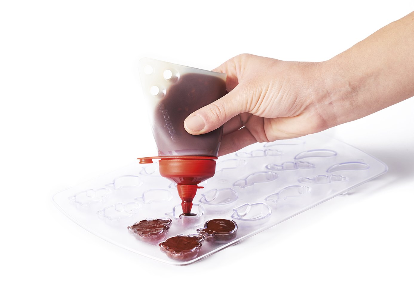 mastrad-f48300-moule-fritures-en-chocolat-24-formes-plastique-rigide-transparent image 2