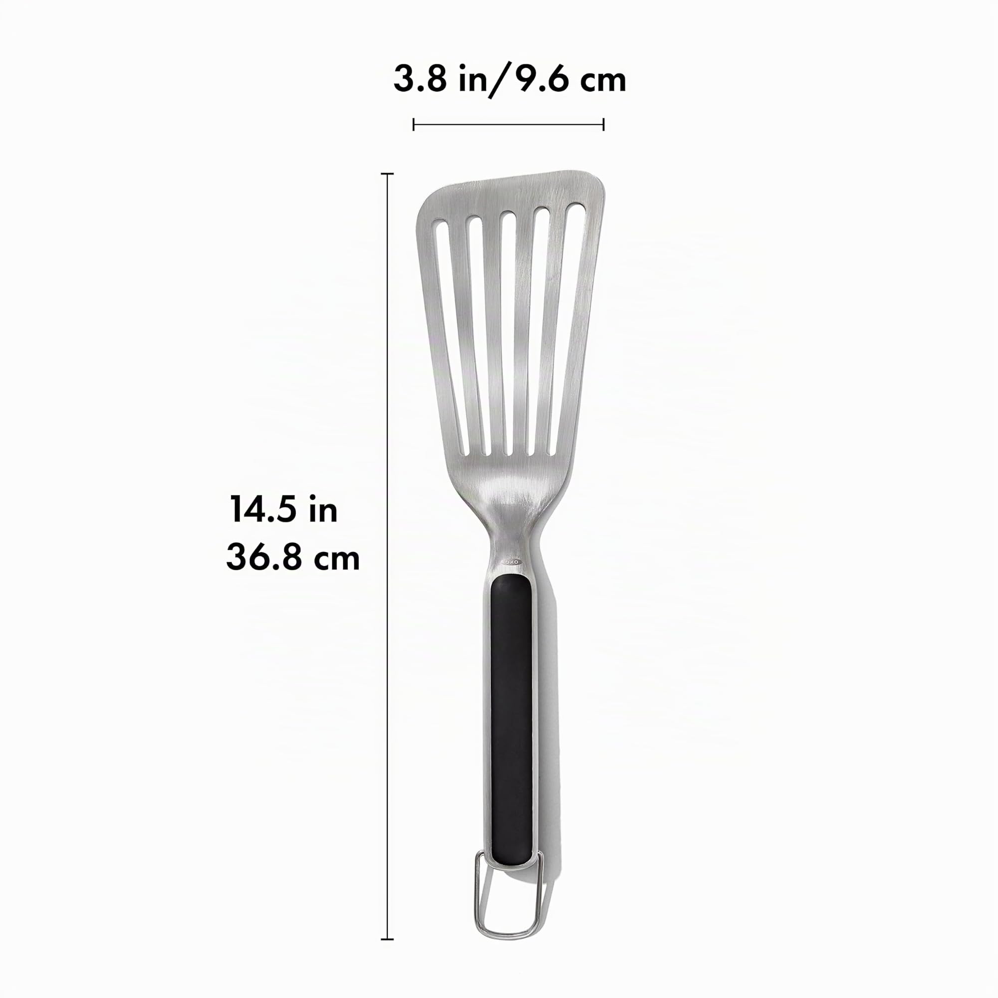 oxo-good-grips-outdoor-spatule-de-pr-cision-barbecue-en-inox-t-te-fine-biseaut-e image 6