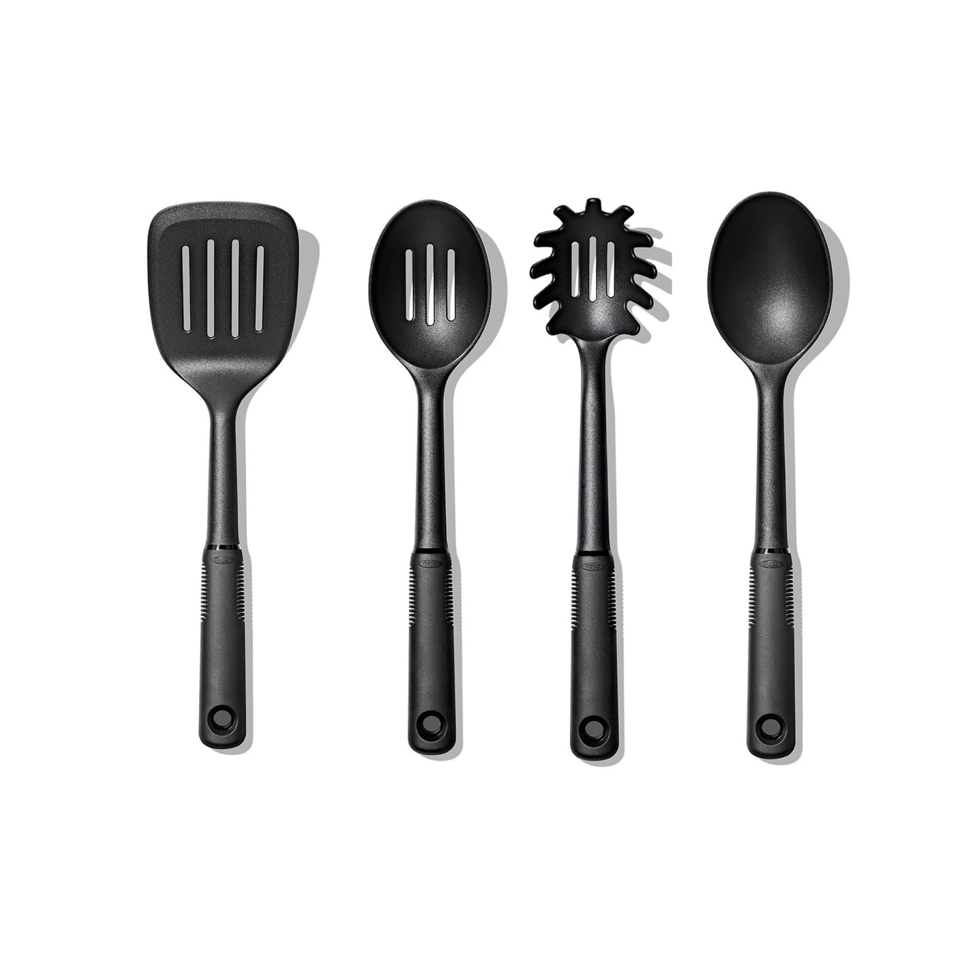 oxo-good-grips-set-de-4-ustensiles-de-cuisine-en-nylon-cuill-re-cuill-re-ajour-e image 1