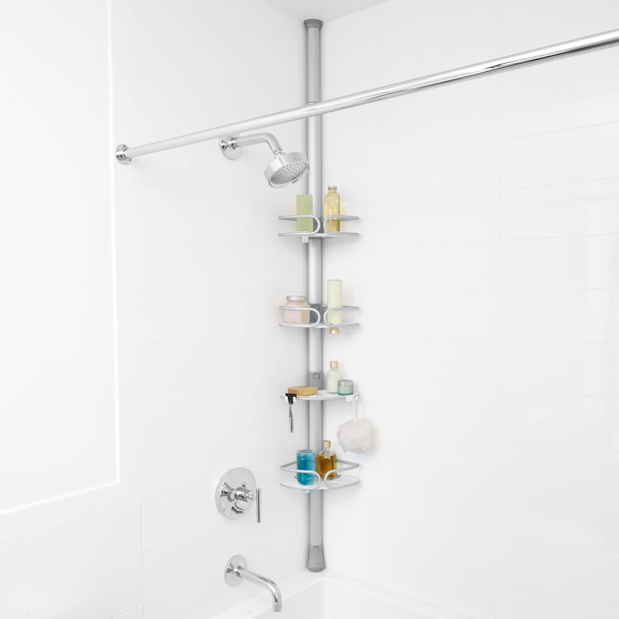 oxo-good-grips-tag-re-de-douche-extensible-en-aluminium-anodis-4-tag-res-1-60-2- image 2