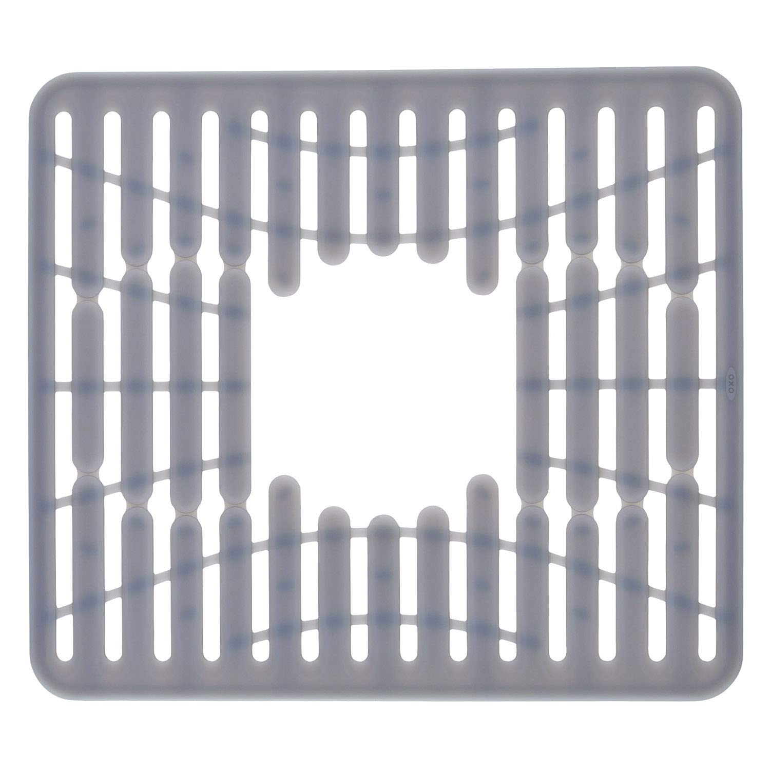 oxo-good-grips-tapis-de-fond-d-vier-en-plastique-gris-grande-taille-pieds-sur-le image 8
