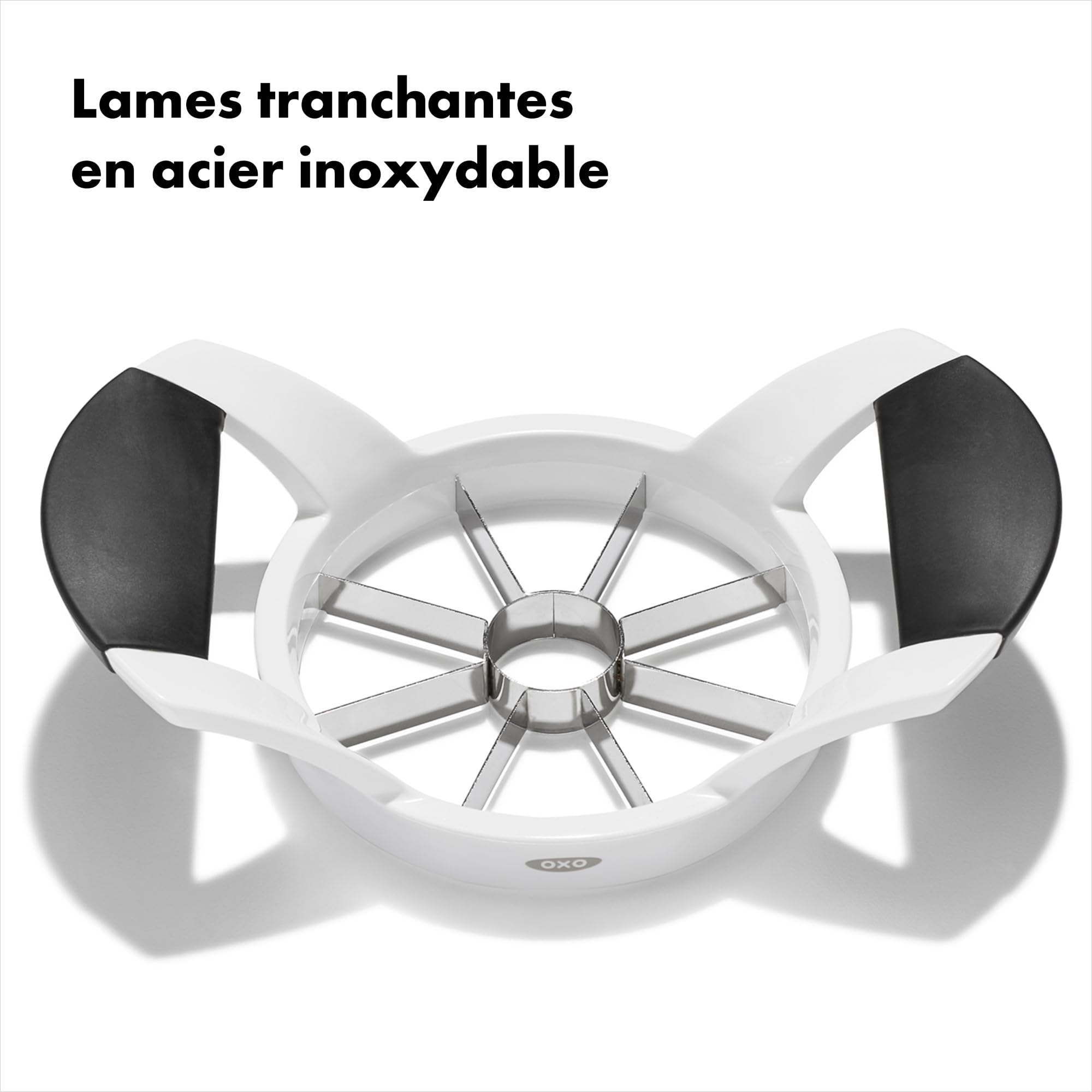 oxo-good-grips-coupe-pommes-inox-coupe-fruits-manuelle-poign-es-douces-antid-rap image 2
