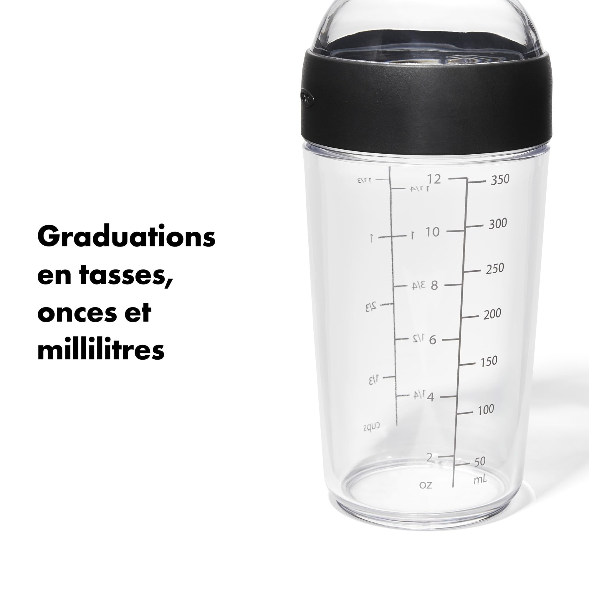 oxo-good-grips-shaker-vinaigrette-350-ml-transparent-noir-bec-verseur-anti-fuite image 4