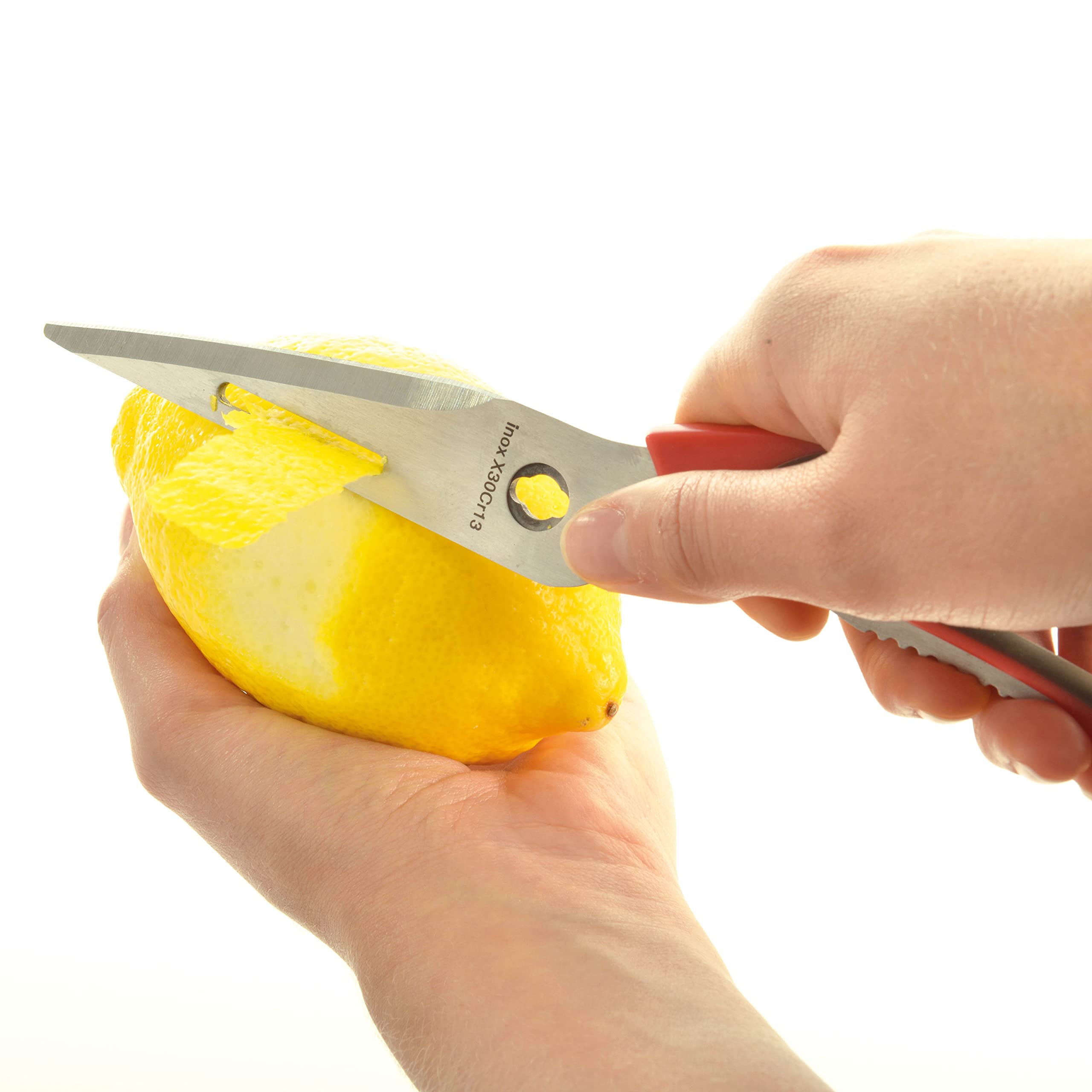 mastrad-f24515-ciseaux-de-cuisine-12-fonctions-avec-support-magn-tique-inox-roug image 5