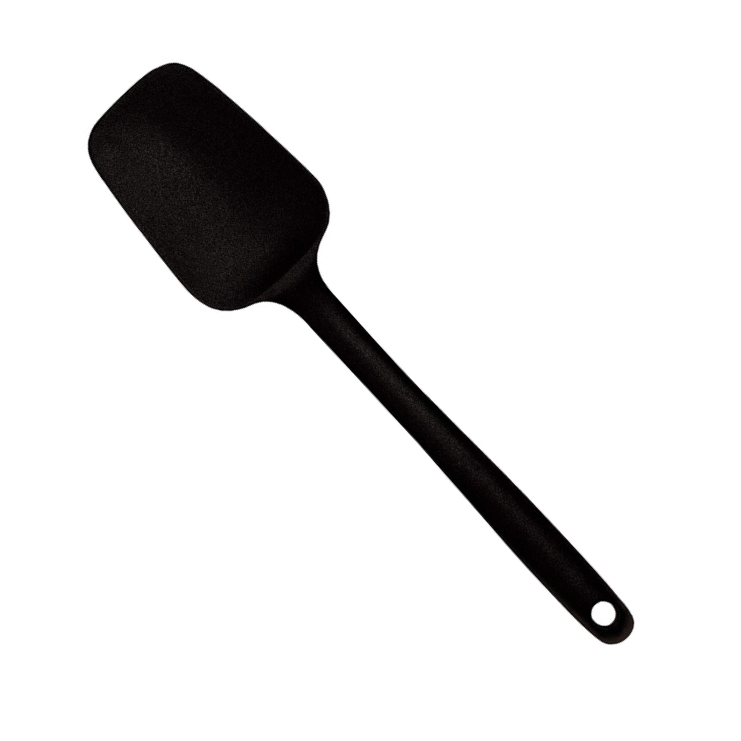 mastrad-unibloc-spatule-cuill-re-en-silicone-noir-27-5-cm-monobloc-r-sistante-25 image 1