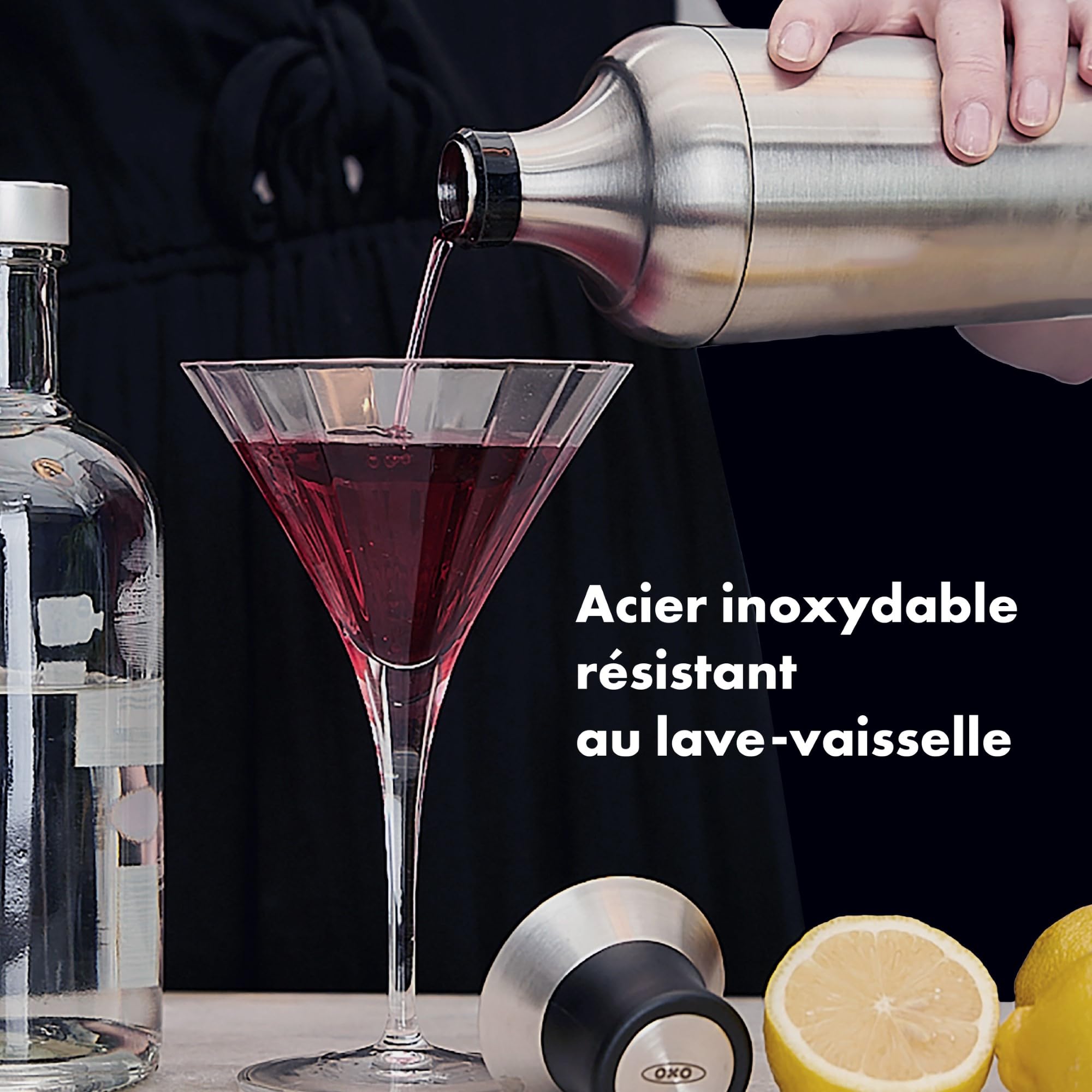 oxo-steel-shaker-cocktail-paroi-simple-en-acier-inoxydable-avec-joints-silicone- image 3