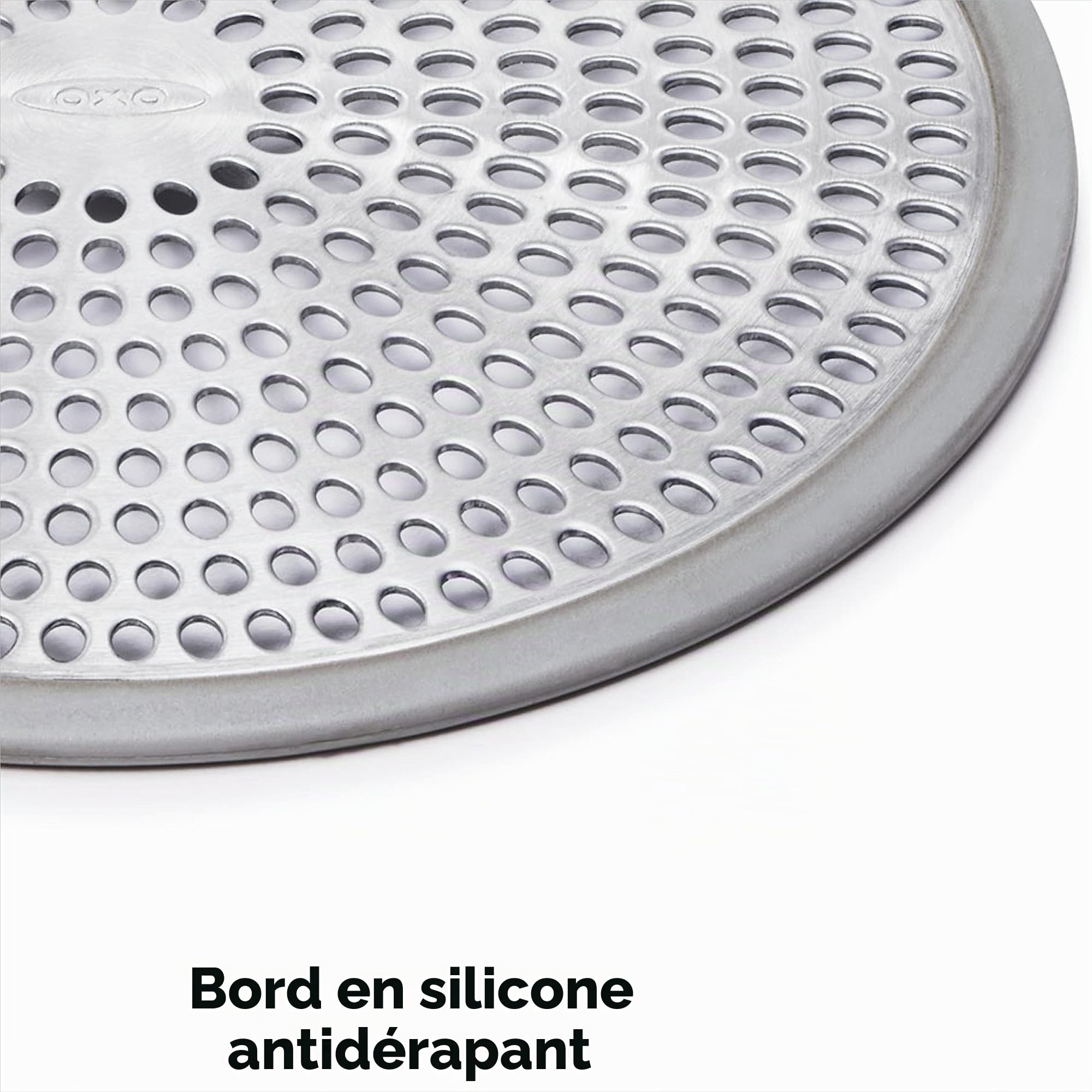 oxo-good-grips-protecteur-de-drain-de-douche-en-acier-inoxydable-avec-pourtour-s image 4