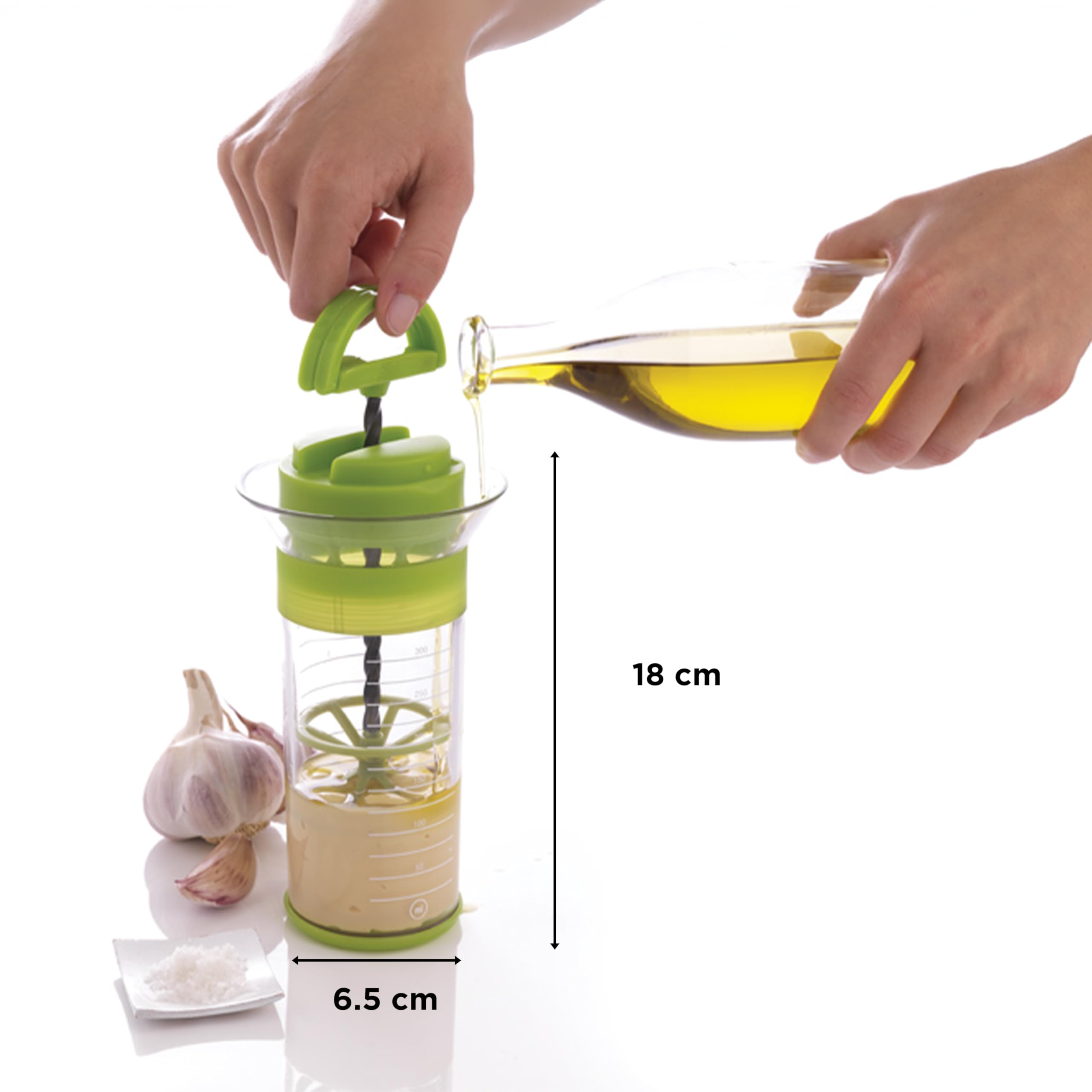 mastrad-toupie-des-sauces-m-langeur-vinaigrette-gradu-300-ml-sans-bpa-sauces-may image 4